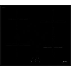 Smeg SI5641B 60cm Touch Control Induction Hob  with Angled Edge Glass in Black Glass
